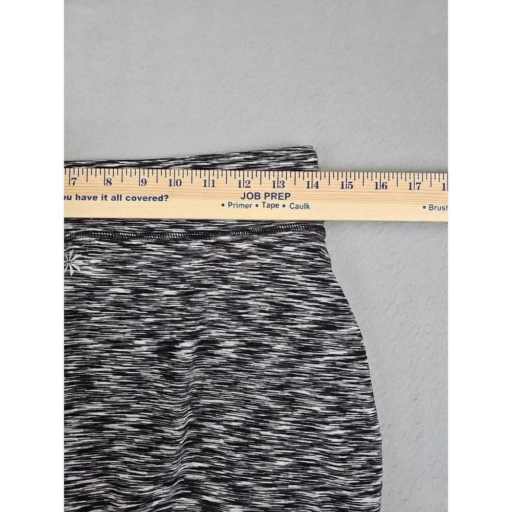 Athleta‎ Skort Women's Small Contender 2-in-1 Skirt Gray Black Space Dye 268536